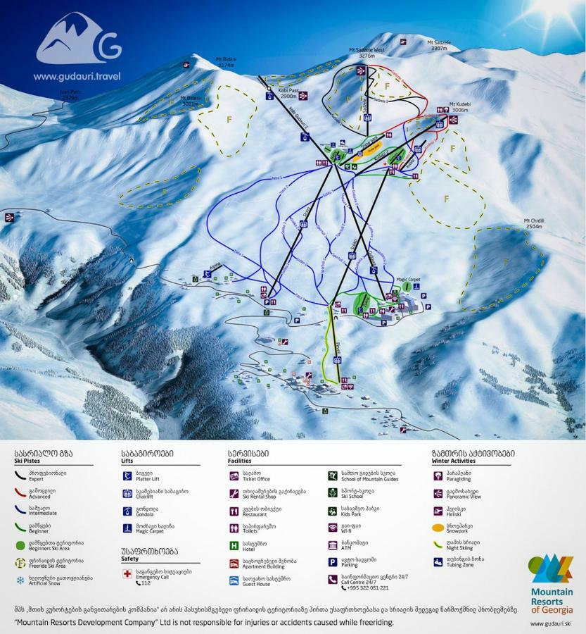 New Gudauri Loft 2 - "Mano", Near Ski Lift Gondola المظهر الخارجي الصورة